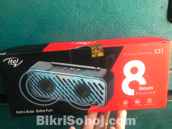 Itel Ibs-31/S31 Bluetooth speaker with Radio (Brand new)